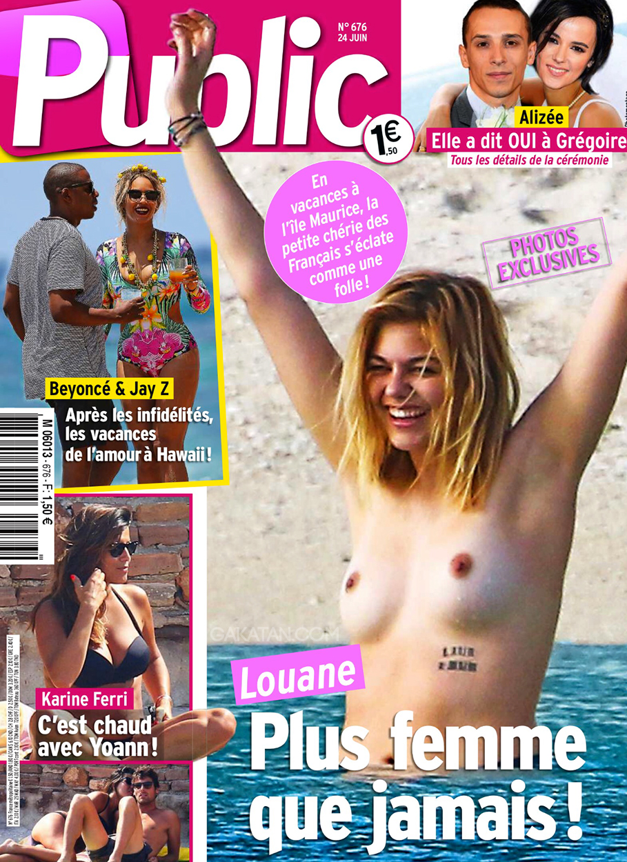 Louane nue (topless) dans Public (photos) 1pic1day